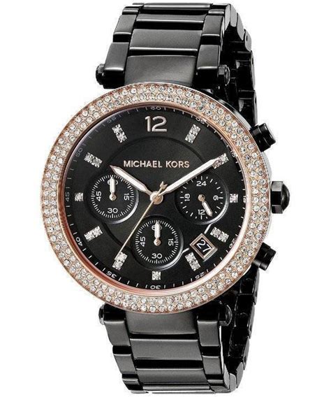 montre homme michael kors noir|michael kors automatic women's watches.